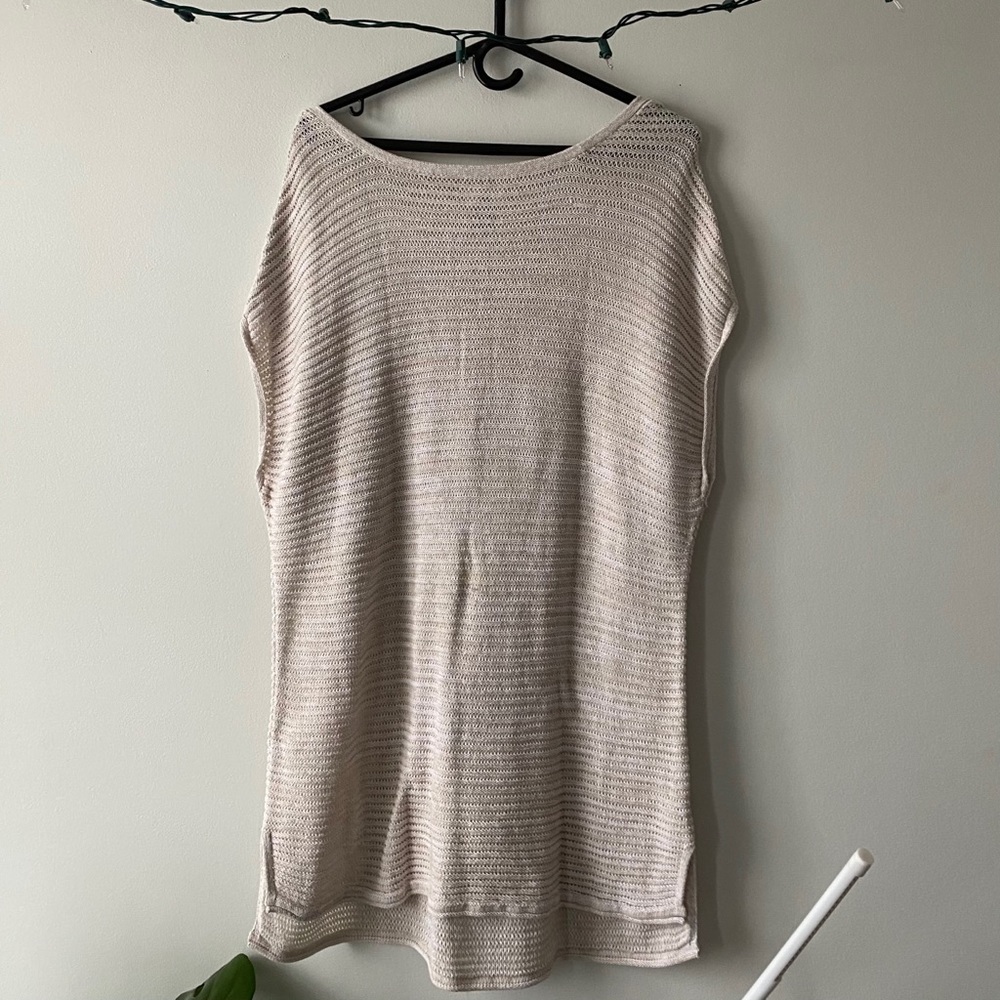 Old Navy Cream Knitted Dress